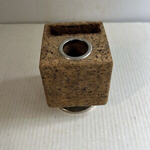 Park Sherman Desk Organizer Unisex OS Tan Cork Mid Century Pencil Cup Retro